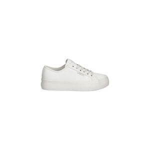 Calvin Klein Jeans White Leather Women's Sneakers